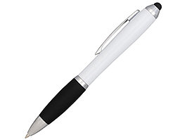 Шариковая ручка-стилус Nash, белый, черные чернила (артикул 10639205)