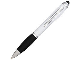 Шариковая ручка-стилус Nash, белый, синие чернила (артикул 10690305)