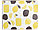 Блокнот Frappé тканевый, черный/желтый (артикул 10708202), фото 3