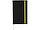 Блокнот Frappé тканевый, черный/желтый (артикул 10708202), фото 4