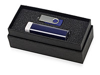 Подарочный набор Flashbank с флешкой и зарядным устройством, синий (артикул 700305.02)