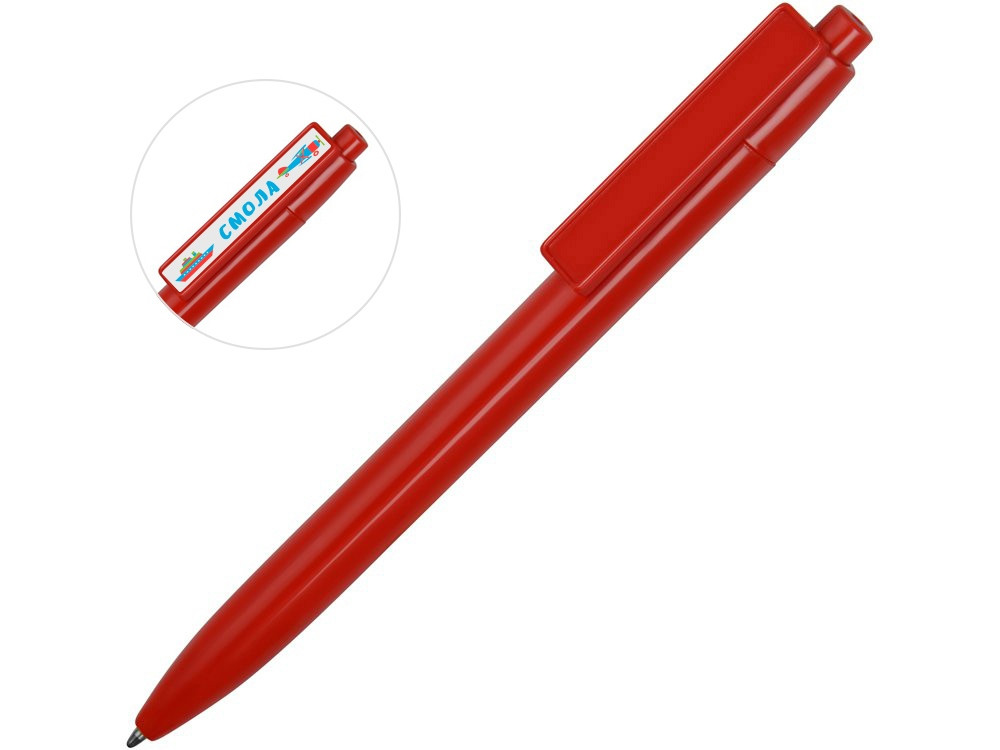 Ручка пластиковая шариковая Mastic под полимерную наклейку, красный (артикул 13483.01) - фото 1 - id-p65815939