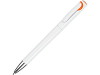 Ручка шариковая Локи, белый/оранжевый (артикул 13615.13)