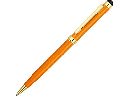 Ручка шариковая Голд Сойер со стилусом, оранжевый (артикул 41091.13)