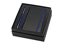 Подарочный набор Reporter с ручкой и блокнотом А6, синий (артикул 700314.02)