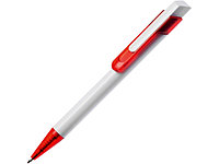 Ручка шариковая Бавария белая/красная (артикул 13481.01)