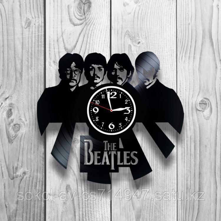 Настенные часы из пластинки, The Beatles Битлз, подарок фанатам, любителям, 0647