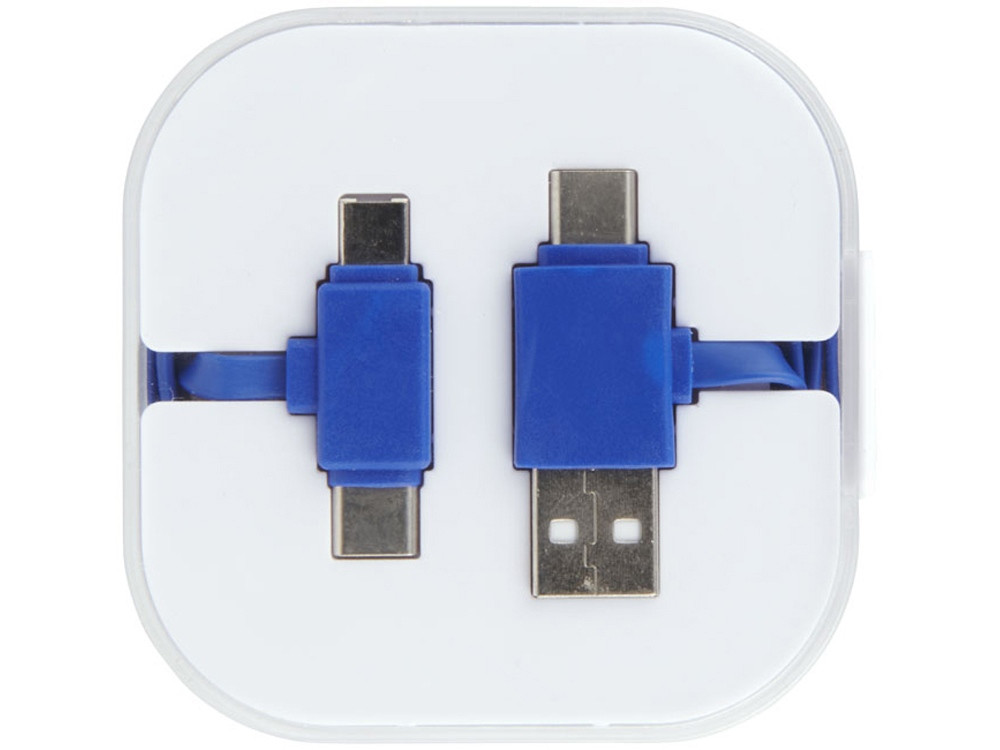 Цветной зарядный кабель, ярко-синий (артикул 12393802) - фото 4 - id-p65815996