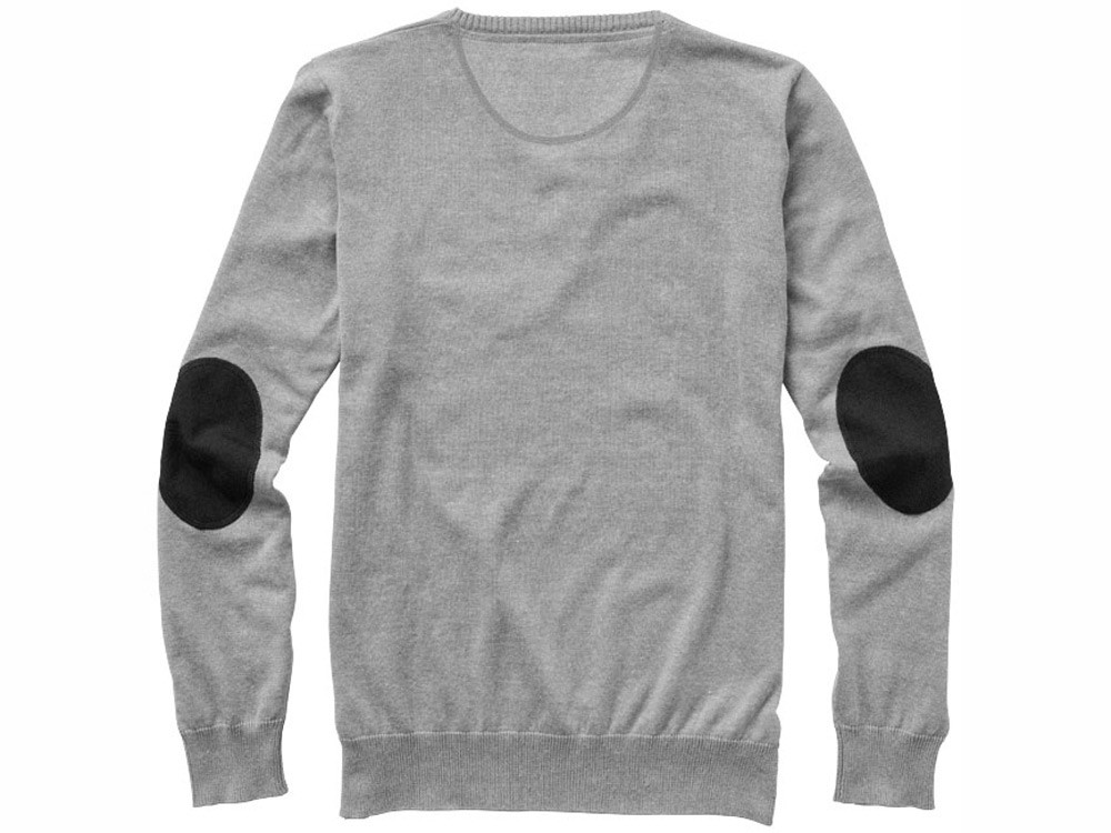 Пуловер Spruce мужской с V-образным вырезом, серый меланж (артикул 3821796M) - фото 7 - id-p65806029