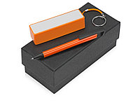 Подарочный набор Kepler с ручкой-подставкой и зарядным устройством, оранжевый (артикул 700338.13)