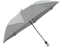 Зонт двухсекционный Pinwheel с автоматическим открытием, 23, серый (артикул 10912801)