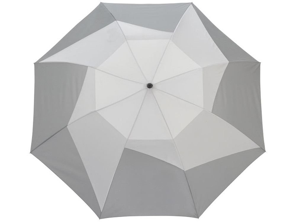 Зонт двухсекционный Pinwheel с автоматическим открытием, 23, серый (артикул 10912801) - фото 2 - id-p65814885