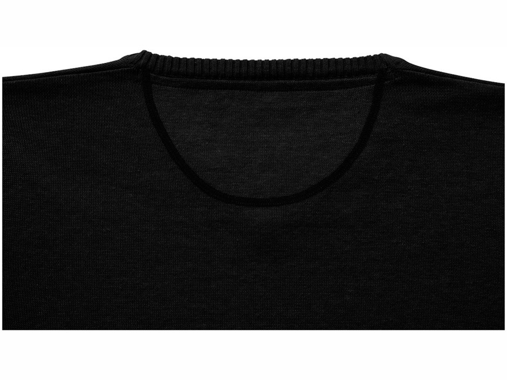 Пуловер Spruce мужской с V-образным вырезом, черный (артикул 3821799M) - фото 4 - id-p65806036