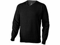 Пуловер Spruce мужской с V-образным вырезом, черный (артикул 38217993XL)