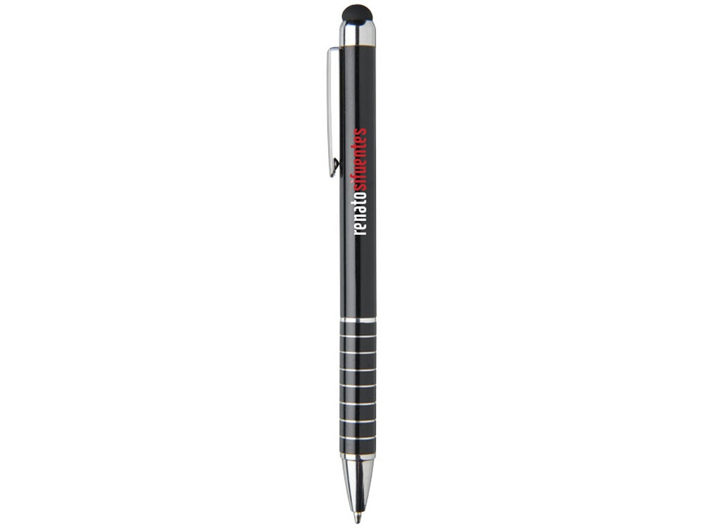 Алюминиевая глазурованная шариковая ручка, черный (артикул 10714200) - фото 5 - id-p65818156