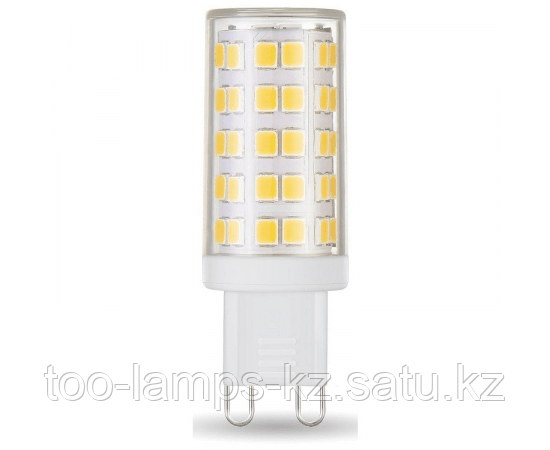 Лампа Gauss G9 AC185-265V 6W 770lm 4100K керамика LED 1/10/200