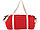 Хлопковая сумка Barrel Duffel, красный/бежевый (артикул 12019502), фото 2