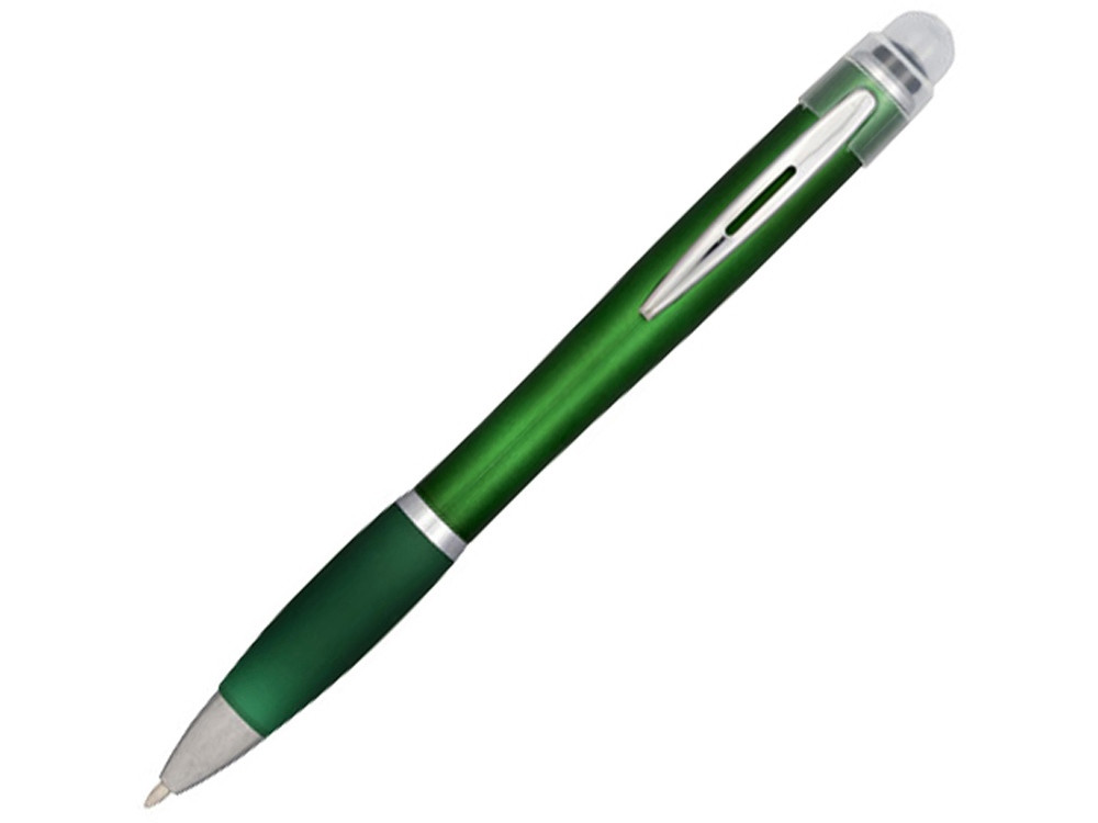 Ручка цветная светящаяся Nash, зеленый (артикул 10714705)