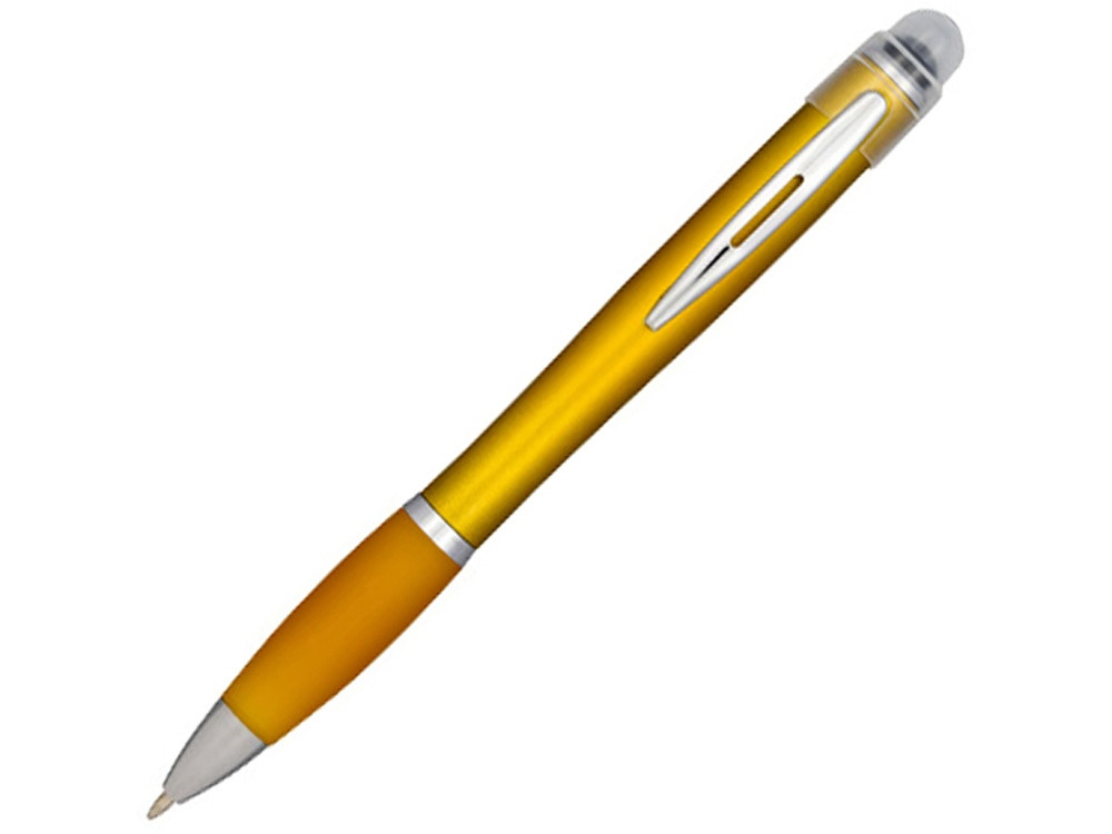 Ручка цветная светящаяся Nash, желтый (артикул 10714707)