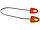 Резинка для занятий йогой Dolphin с ручкой, оранжевый (артикул 12613006), фото 5