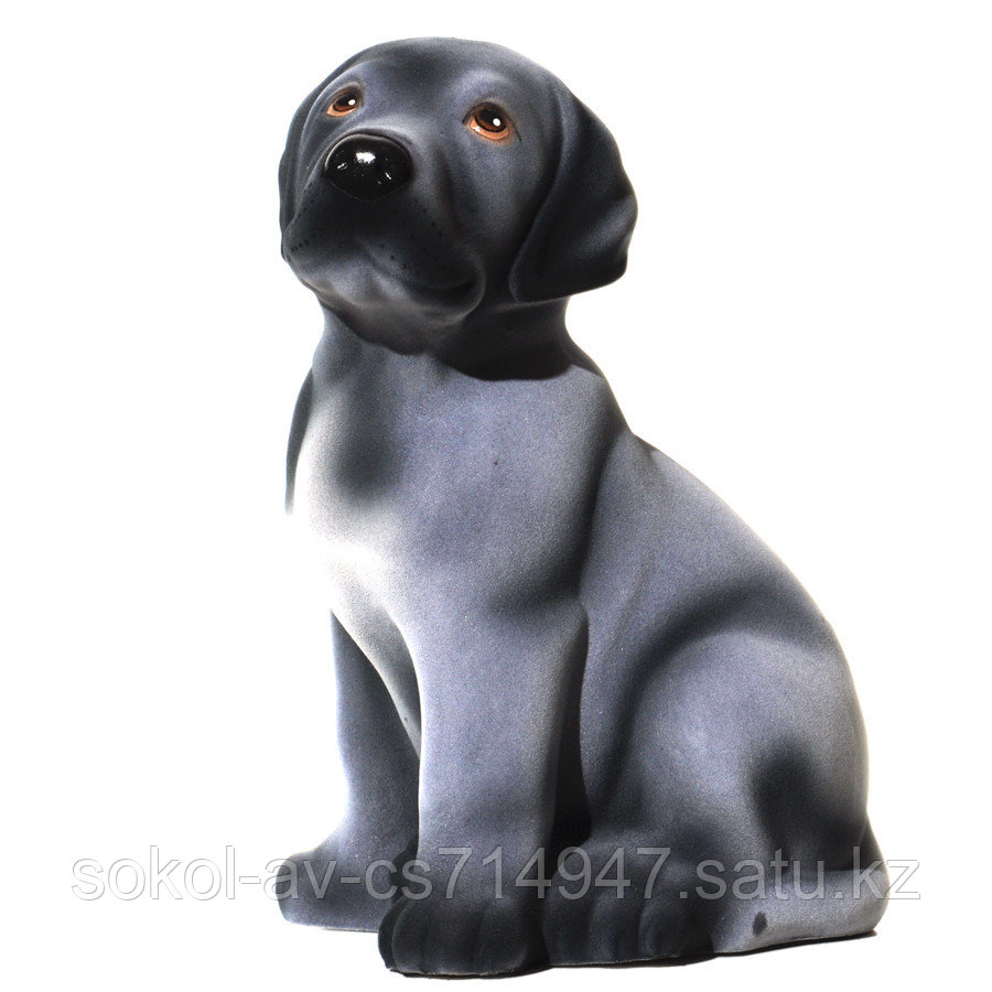 Копилка / статуэтка, керамическая собака Лабрадор, 30*24*17 см