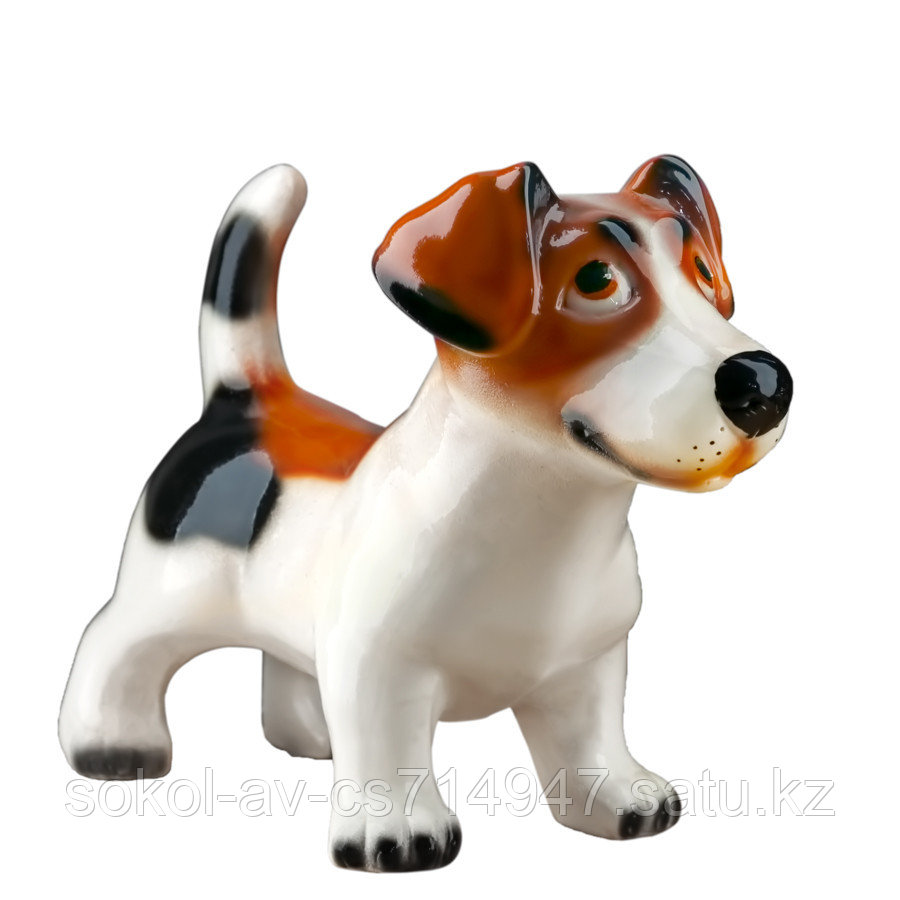 Копилка / статуэтка, керамическая собака  Джек рассел терьер, 23*28*13 см