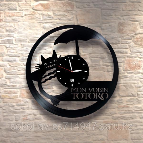 Настенные часы из пластинки Totoro Мой сосед Тоторо, подарок детям в детскую комнату, 0026