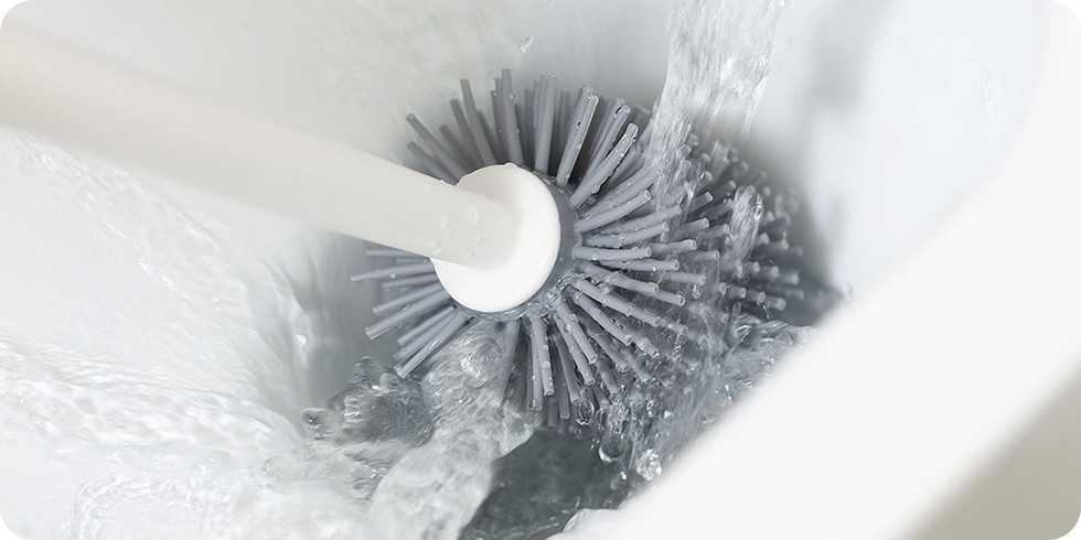 Ершик для унитаза Xiaomi YiJie Vertical Storage Toilet Brush White (YB-05) - фото 5 - id-p88587454