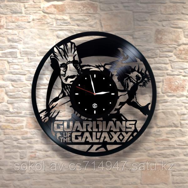 Настенные часы пластинки, стражи галактики Guardians of the Galaxy, подарок фанатам 0465