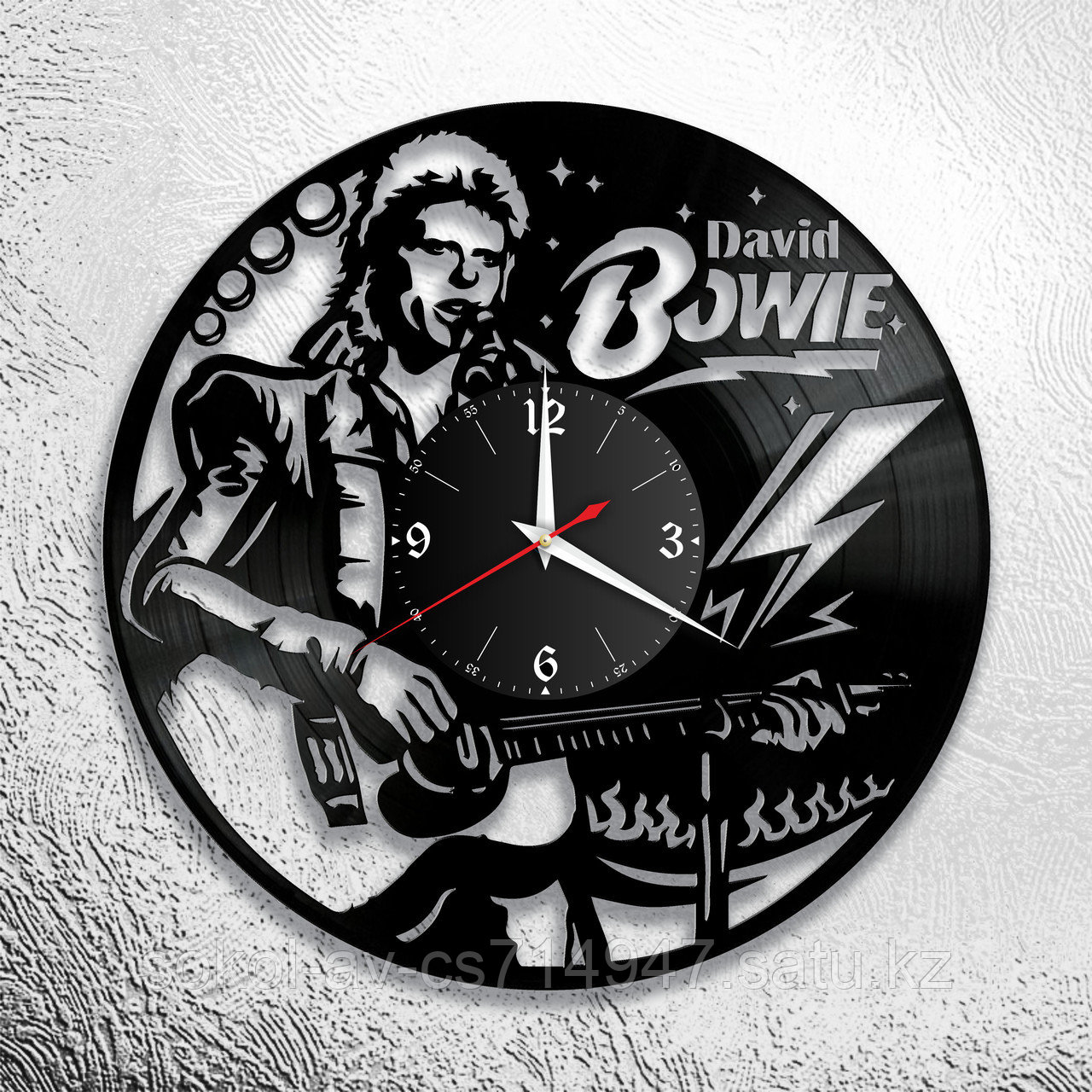 Настенные часы из пластинки, David Bowie, подарок фанатам, любителям, 0655