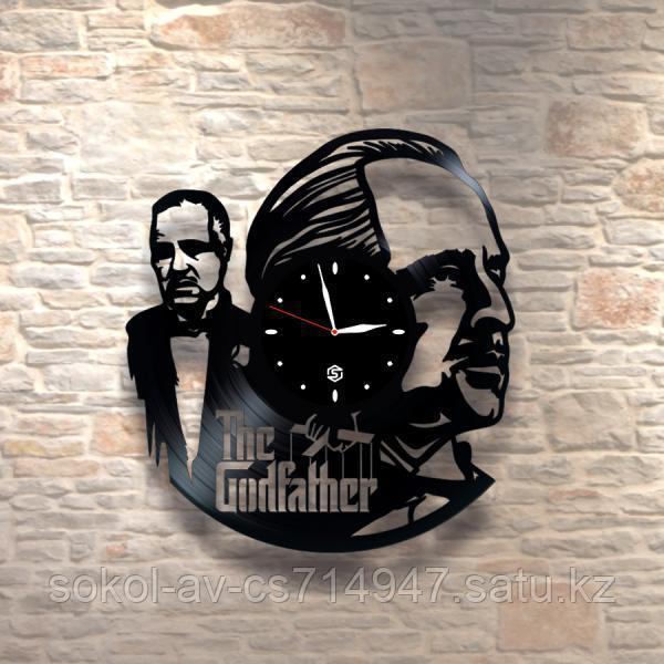 Настенные часы из пластинки, The Godfather Крёстный отец, подарок в стиле мафии фанатам, любителям, 0318