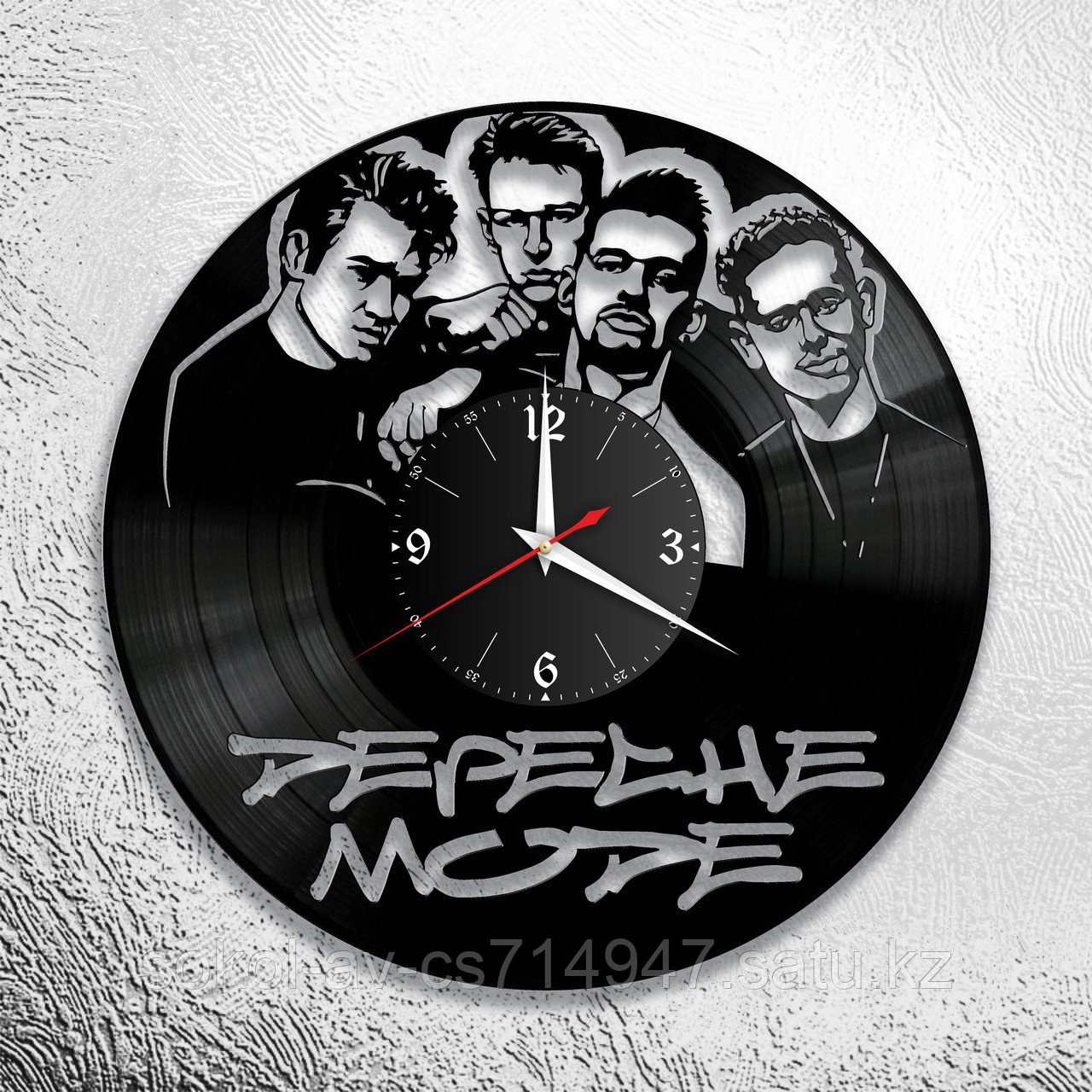 Настенные часы из пластинки, группа Depeche Mode, подарок фанатам, любителям, 0658