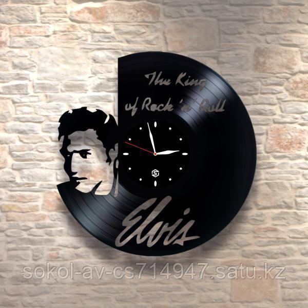 Настенные часы из пластинки, Elvis Presley Элвис Пресли, подарок фанатам, любителям, 0217