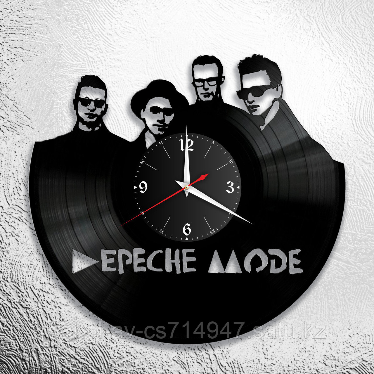 Настенные часы из пластинки, группа Depeche Mode, подарок фанатам, любителям, 0661