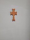 Панно крест резной настенный из дерева Армянский, светлый, 12 х 21.8 см, фото 2