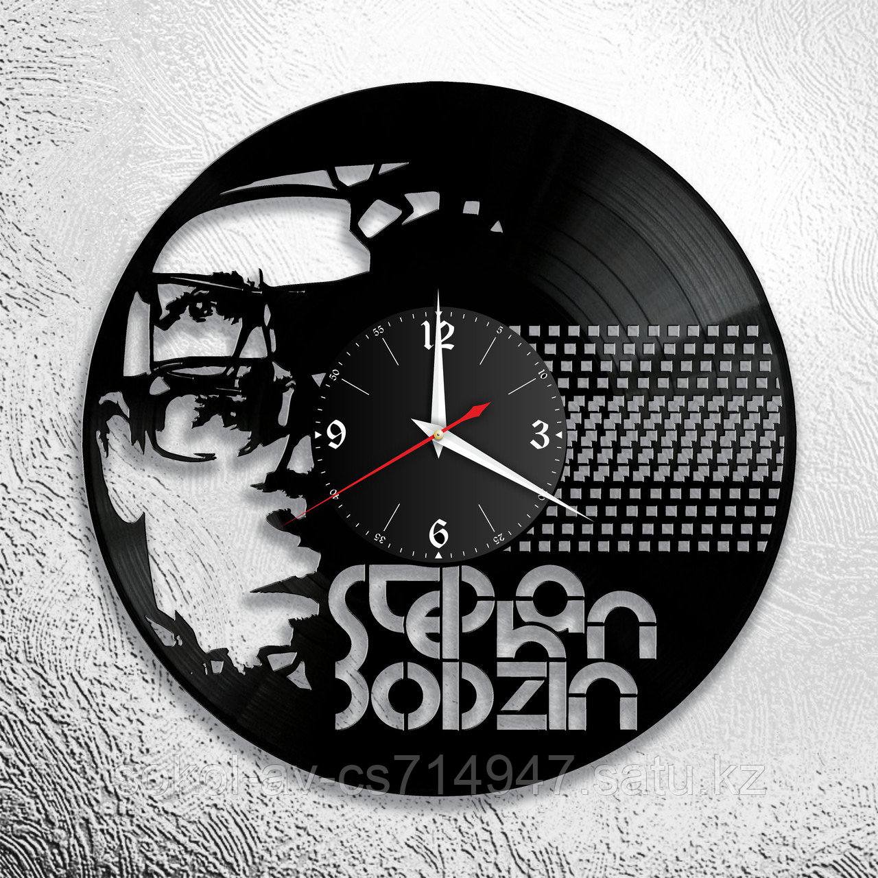Настенные часы из пластинки, Stephan Bodzin, подарок фанатам, любителям, 0768