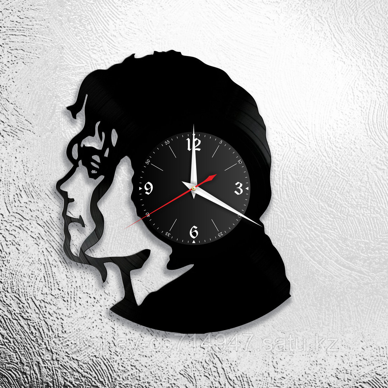 Настенные часы из пластинки, Майкл Джексон Michael Jackson, подарок фанатам, любителям, 0778