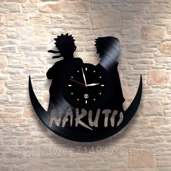 Настенные часы из пластинки, Naruto, детям в детскую комнату, 0267