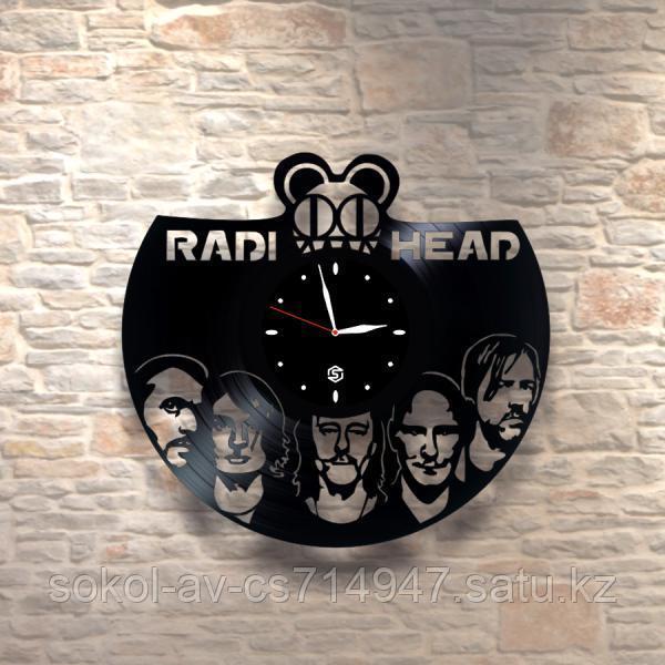 Настенные часы из пластинки, Radiohead, подарок фанатам, любителям, 0296