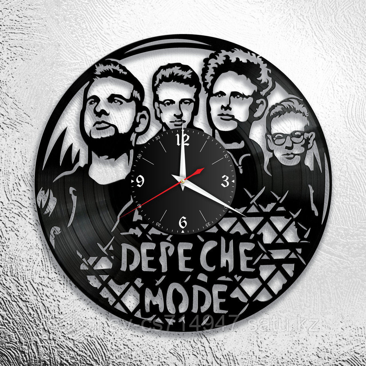 Настенные часы из пластинки, группа Depeche Mode, подарок фанатам, любителям, 0662