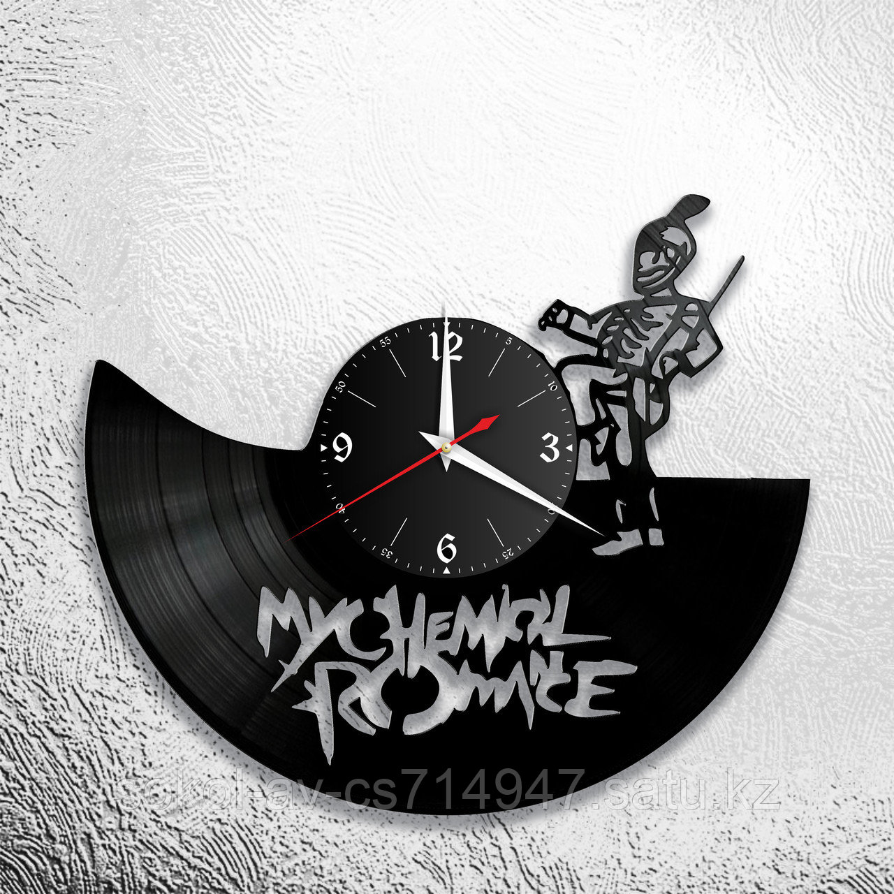 Настенные часы из пластинки, My Chemical Romance, подарок фанатам, любителям, 0689
