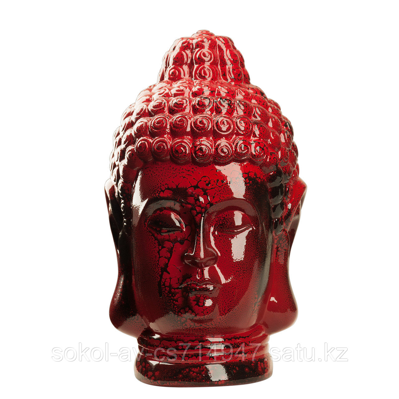 Статуэтка Будда The Buddha, подарок буддисту, керамика, 31*19*19 см, красный