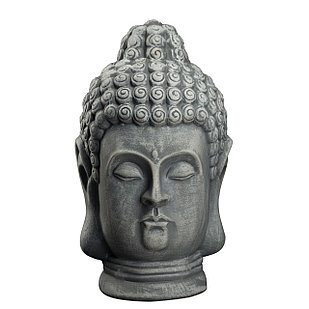 Статуэтка Будда The Buddha, подарок буддисту, керамика, 31*19*19 см, серый