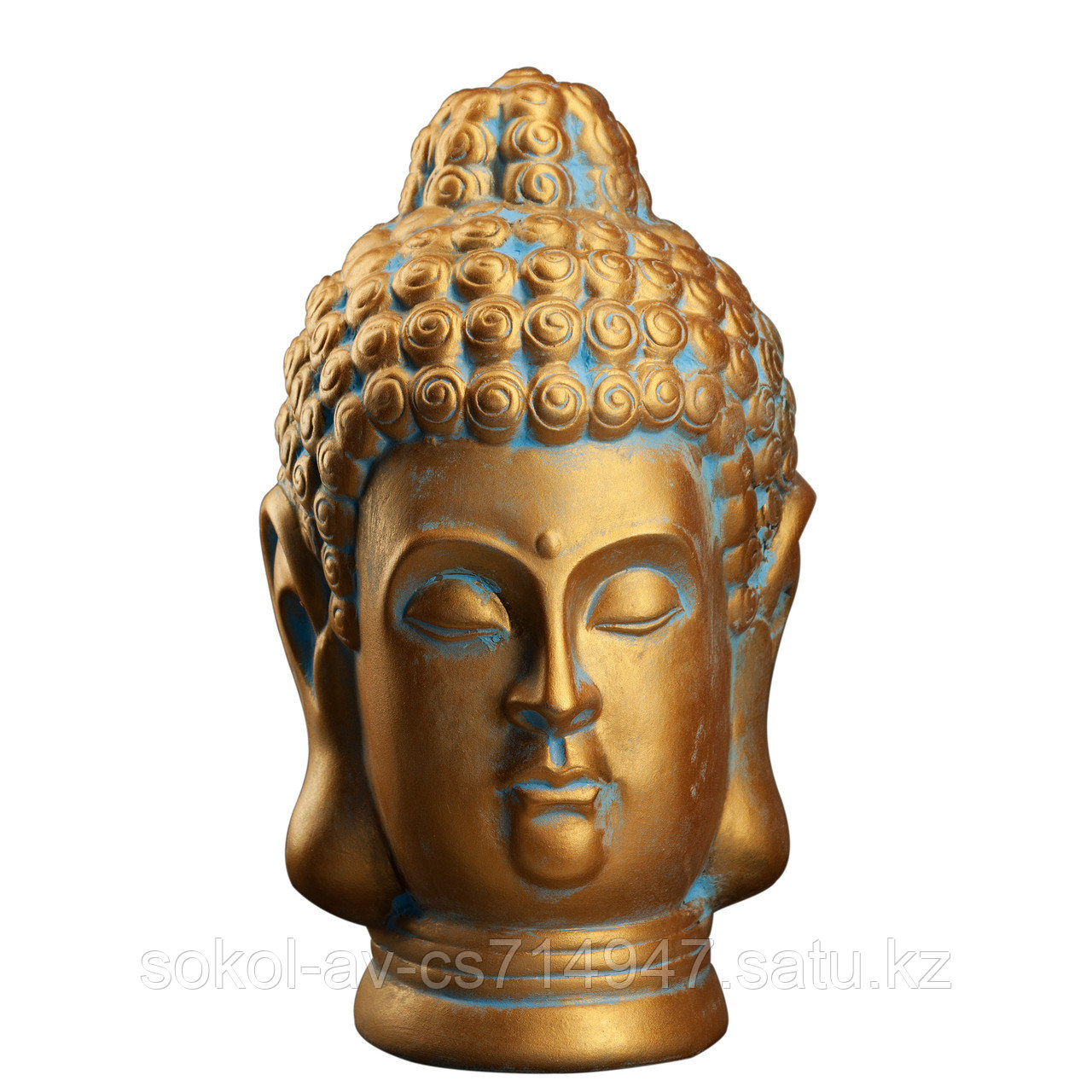 Статуэтка Будда The Buddha, подарок буддисту, керамика, 31*19*19 см, золот