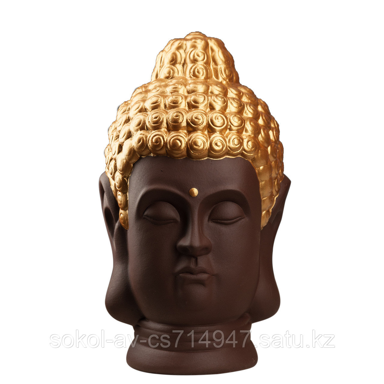 Статуэтка Будда The Buddha, подарок буддисту, керамика, 31*19*19 см, коричневый