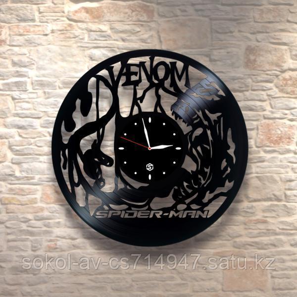 Настенные часы из пластинки, фильм Venom Веном, подарок фанатам, любителям, 0474