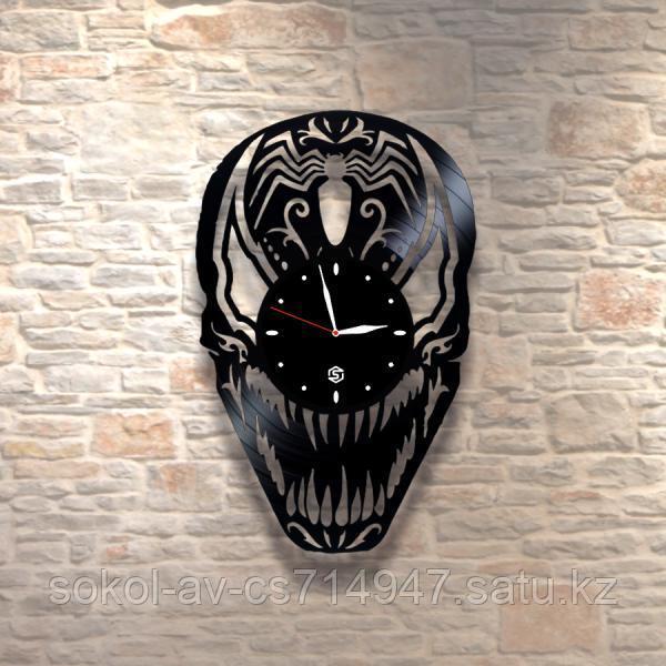 Настенные часы из пластинки, Venom Веном, подарок фанатам, любителям, 0332