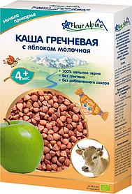 Каша молочная Гречневая с яблоком Fleur Alpine с 4 мес