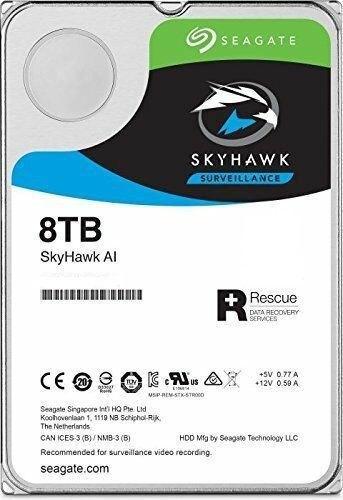 Seagate ST8000VE000 Жесткий диск для систем видеонаблюдения 8Tb SkyHawk SATA 6Gb/s 3.5", 256Mb 7200rpm