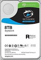 Seagate ST8000VE000 Жесткий диск для систем видеонаблюдения 8Tb SkyHawk SATA 6Gb/s 3.5", 256Mb 7200rpm